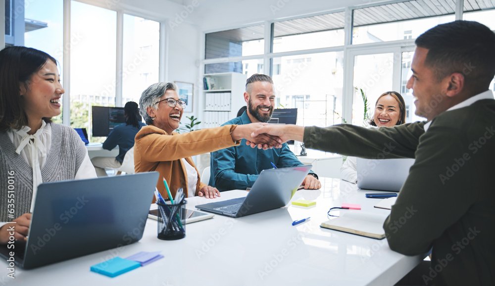 Technology team collaborating in an office